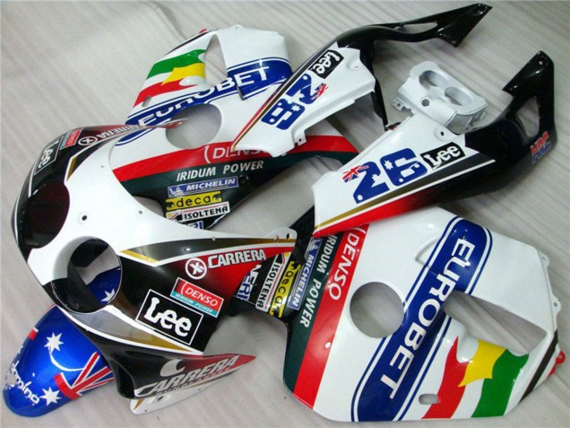 1990-1998 Carrera Eurobet Honda CBR250RR Motorrad Verkleidung 1990-1998 Carrera Eurobet Honda CBR250RR Motorrad Verkleidung