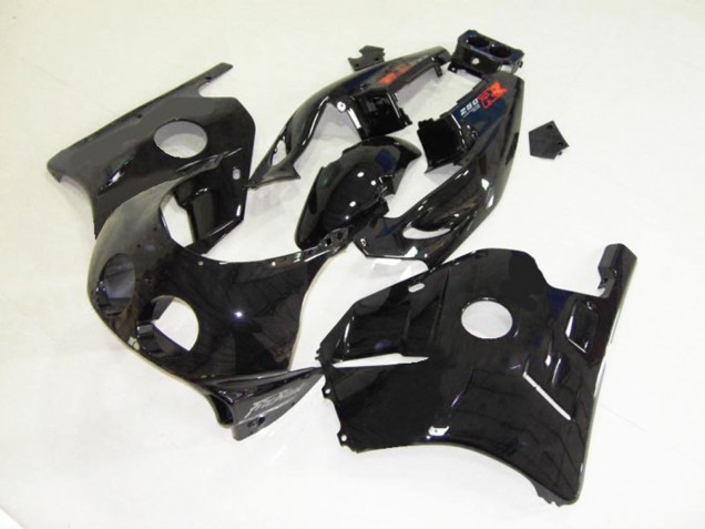 1990-1998 Schwarz Glänzend Honda CBR250RR Motorrad Verkleidung 1990-1998 Schwarz Glänzend Honda CBR250RR Motorrad Verkleidung