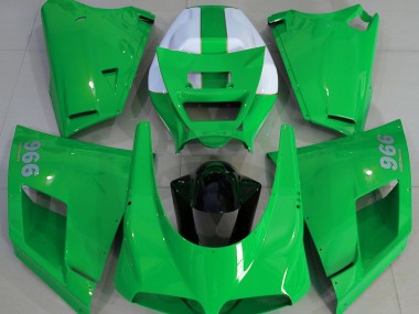 1993-2005 Glänzend Grün Ducati 996 748 916 998 Motorrad Verkleidung