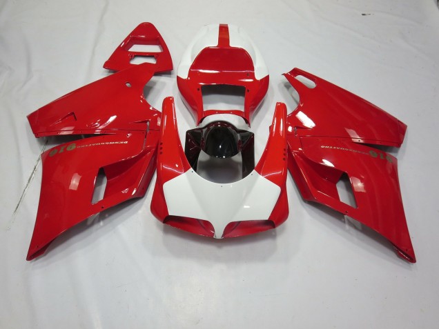 1993-2005 Rot & Weiß Ducati 996 748 916 998 Motorrad Verkleidung 1993-2005 Rot & Weiß Ducati 996 748 916 998 Motorrad Verkleidung
