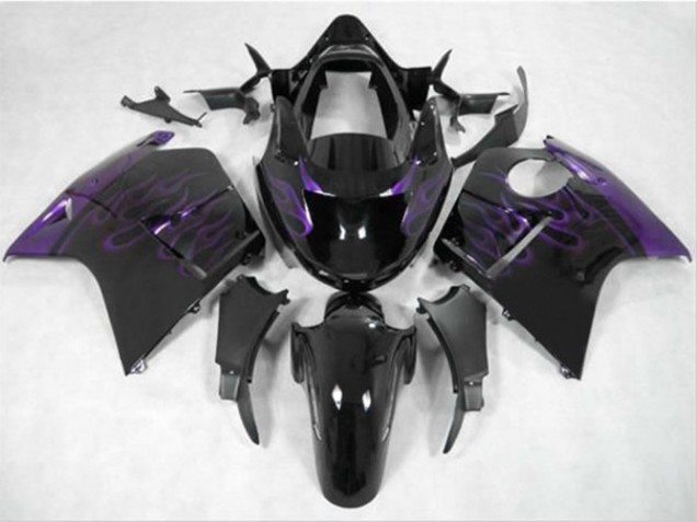 1996-2007 Dunkelviolett Flame Honda CBR1100XX Motorrad Verkleidung 1996-2007 Dunkelviolett Flame Honda CBR1100XX Motorrad Verkleidung