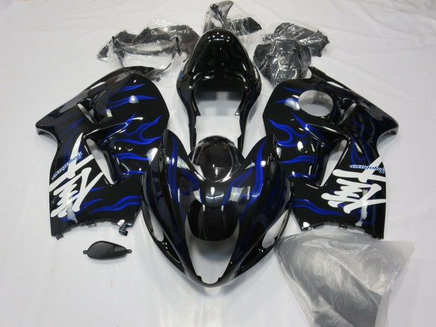 1997-2007 Blauer Wirbel Suzuki GSXR 1300 Motorrad Verkleidung