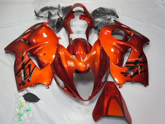 1997-2007 Gebranntes Orange Suzuki GSXR 1300 Motorrad Verkleidung 1997-2007 Gebranntes Orange Suzuki GSXR 1300 Motorrad Verkleidung