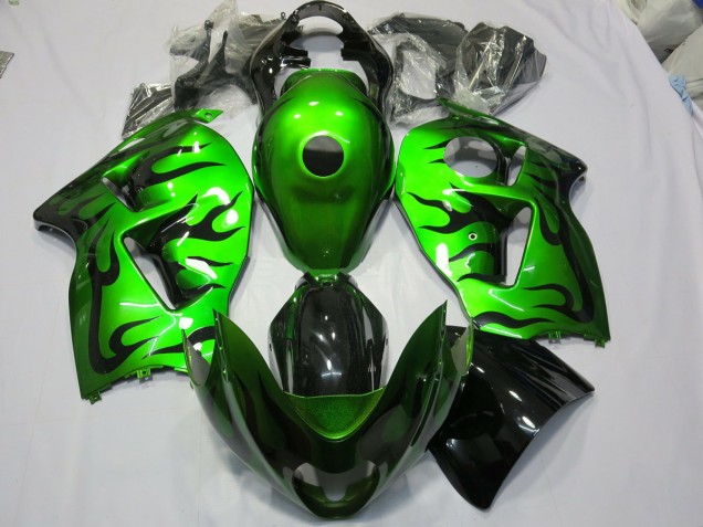 1997-2007 Glänzend Grün Suzuki GSXR 1300 Motorrad Verkleidung