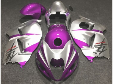 1997-2007 Glanzrosa & Silber Suzuki GSXR 1300 Motorrad Verkleidung
