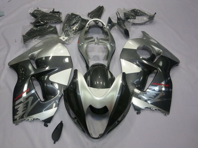 1997-2007 Grau & Silber Suzuki GSXR 1300 Motorrad Verkleidung 1997-2007 Grau & Silber Suzuki GSXR 1300 Motorrad Verkleidung