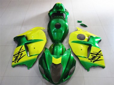 1997-2007 Grün & Gelb Suzuki GSXR 1300 Motorrad Verkleidung