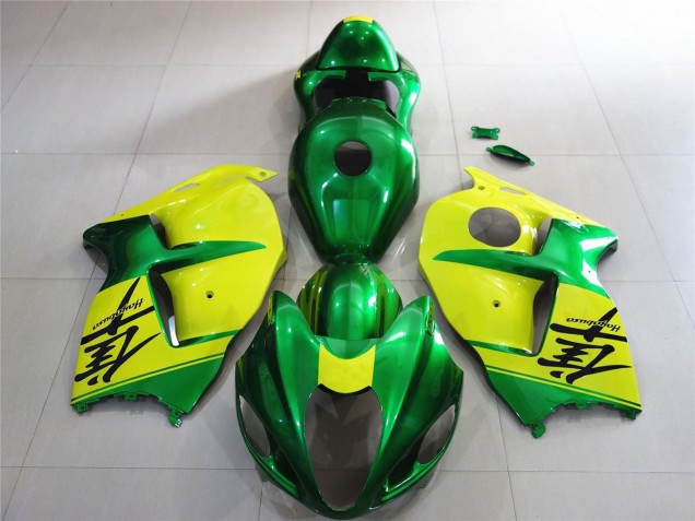 1997-2007 Grün & Gelb Suzuki GSXR 1300 Motorrad Verkleidung 1997-2007 Grün & Gelb Suzuki GSXR 1300 Motorrad Verkleidung