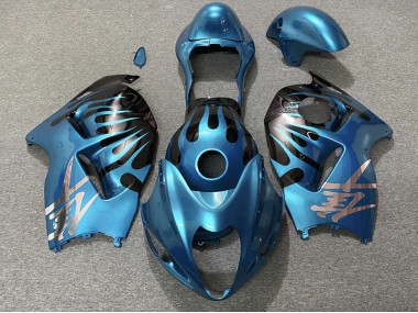 1997-2007 Himmelblau & Schwarz Suzuki GSXR 1300 Motorrad Verkleidung