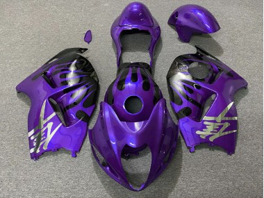 1997-2007 Lila & Schwarz Suzuki GSXR 1300 Motorrad Verkleidung