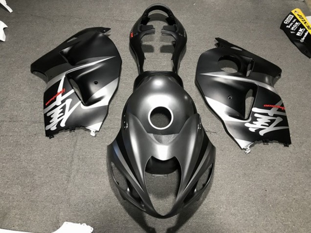 1997-2007 Matt Silber / Schwarz Suzuki GSXR 1300 Motorrad Verkleidung 1997-2007 Matt Silber / Schwarz Suzuki GSXR 1300 Motorrad Verkleidung