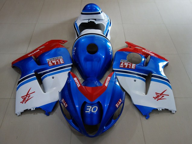 1997-2007 Ozeanblau & Logos Suzuki GSXR 1300 Motorrad Verkleidung