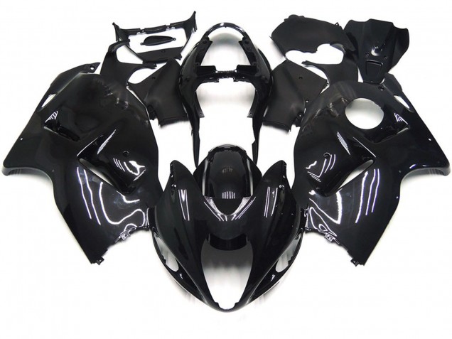 1997-2007 Schlichte Glanz Schwarz Suzuki GSXR 1300 Motorrad Verkleidung 1997-2007 Schlichte Glanz Schwarz Suzuki GSXR 1300 Motorrad Verkleidung