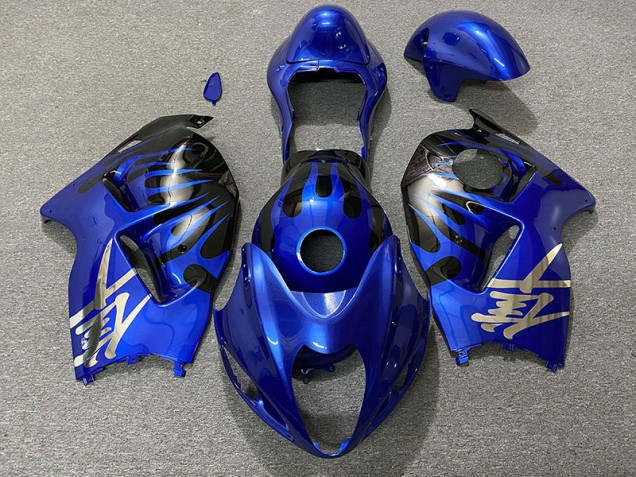 1997-2007 Tiefes Blau & Schwarz Suzuki GSXR 1300 Motorrad Verkleidung 1997-2007 Tiefes Blau & Schwarz Suzuki GSXR 1300 Motorrad Verkleidung