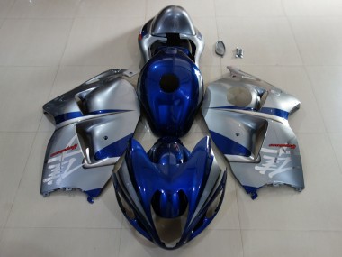 1997-2007 Tiefes Blau & Silber Suzuki GSXR 1300 Motorrad Verkleidung