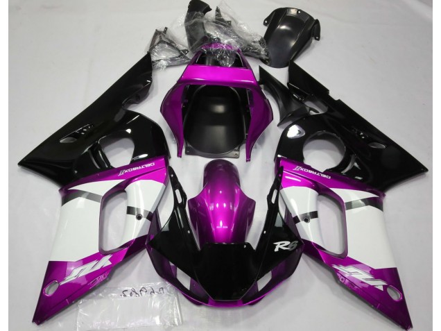 1998-2002 Metallic Rosa Yamaha R6 Motorrad Verkleidung 1998-2002 Metallic Rosa Yamaha R6 Motorrad Verkleidung