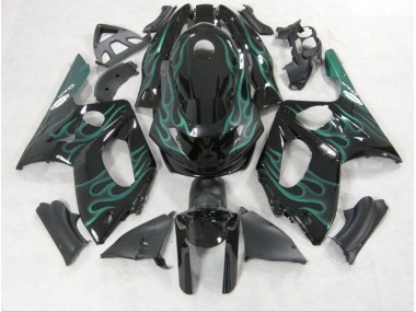 1998-2007 Smaragdgrün Flame Yamaha YZF600 Motorrad Verkleidung