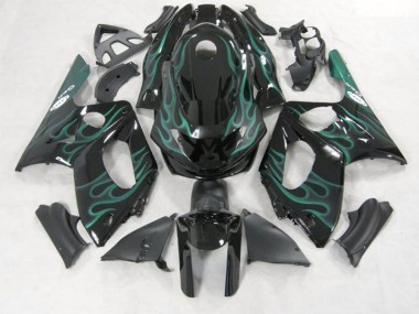 1998-2007 Smaragdgrün Flame Yamaha YZF600 Motorrad Verkleidung