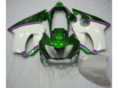 1999-2000 Eidechsengrün & Lila Honda CBR600 F4 Motorrad Verkleidung