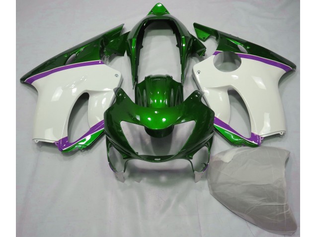 1999-2000 Eidechsengrün & Lila Honda CBR600 F4 Motorrad Verkleidung 1999-2000 Eidechsengrün & Lila Honda CBR600 F4 Motorrad Verkleidung