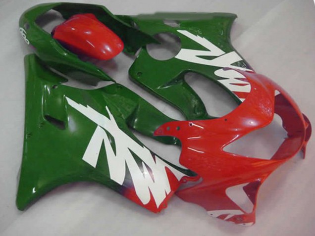 1999-2000 Grün-Rot-Weiß-Aufkleber Honda CBR600 F4 Motorrad Verkleidung 1999-2000 Grün-Rot-Weiß-Aufkleber Honda CBR600 F4 Motorrad Verkleidung