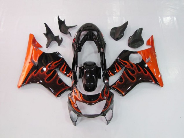 1999-2000 Orange Flamme Honda CBR600 F4 Motorrad Verkleidung 1999-2000 Orange Flamme Honda CBR600 F4 Motorrad Verkleidung