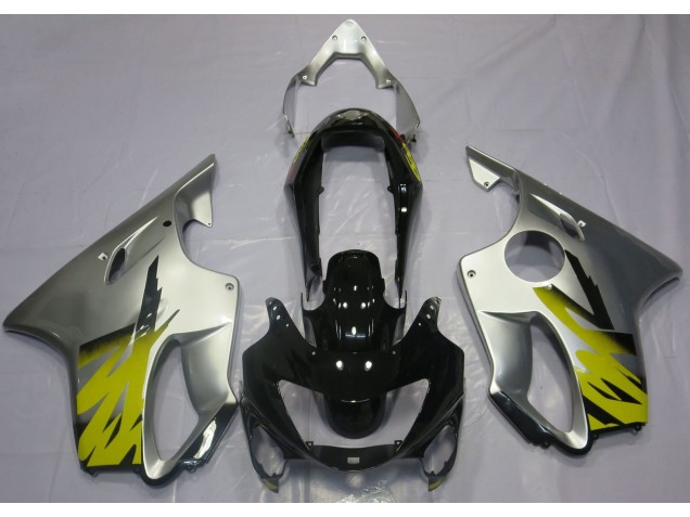 1999-2000 Silber Gelb & Schwarz Honda CBR600 F4 Motorrad Verkleidung