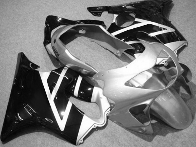 1999-2000 Silber Schwarz Honda CBR600 F4 Motorrad Verkleidung 1999-2000 Silber Schwarz Honda CBR600 F4 Motorrad Verkleidung