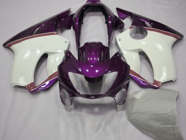 1999-2000 Stimmungsviolett & Grapefruit Honda CBR600 F4 Motorrad Verkleidung