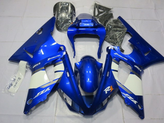 2000-2001 Blau & Weiß Yamaha R1 Motorrad Verkleidung