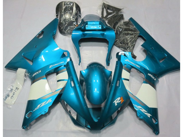 2000-2001 Hellblau & Weiß Yamaha R1 Motorrad Verkleidung 2000-2001 Hellblau & Weiß Yamaha R1 Motorrad Verkleidung