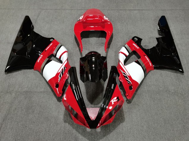 2000-2001 Rot & Schwarz Yamaha R1 Motorrad Verkleidung 2000-2001 Rot & Schwarz Yamaha R1 Motorrad Verkleidung