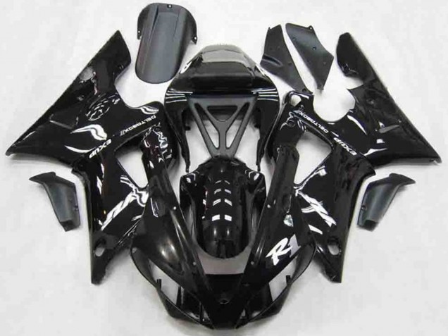 2000-2001 Schwarz Glänzend Stil Yamaha R1 Motorrad Verkleidung 2000-2001 Schwarz Glänzend Stil Yamaha R1 Motorrad Verkleidung