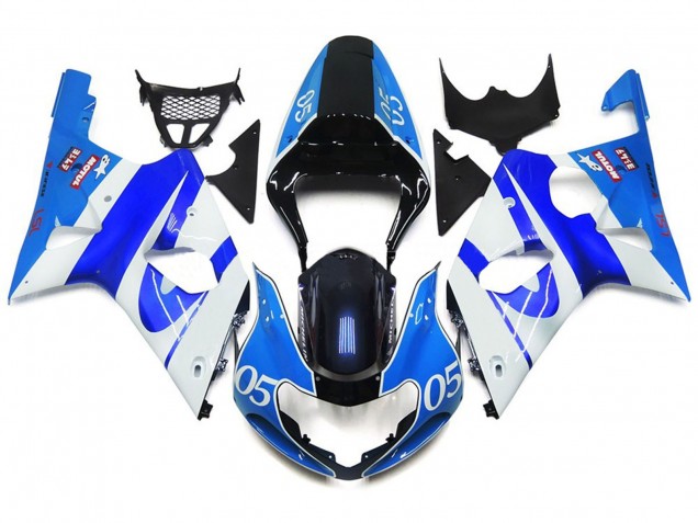 2000-2002 05 Glänzend Blau Suzuki GSXR 1000 Motorrad Verkleidung 2000-2002 05 Glänzend Blau Suzuki GSXR 1000 Motorrad Verkleidung