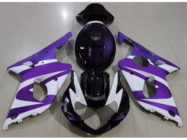 2000-2002 Dunkelviolett Suzuki GSXR 1000 Motorrad Verkleidung