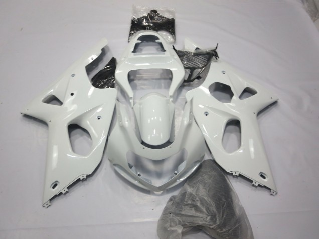 2000-2002 Glänzend Weiß Suzuki GSXR 1000 Motorrad Verkleidung