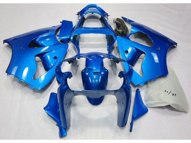 2000-2002 Leuchtendes Blau Kawasaki ZX6R Motorrad Verkleidung