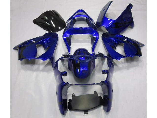 2000-2002 Metallicblau Kawasaki ZX6R Motorrad Verkleidung 2000-2002 Metallicblau Kawasaki ZX6R Motorrad Verkleidung