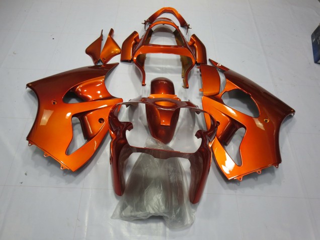 2000-2002 Orange Kawasaki ZX6R Motorrad Verkleidung 2000-2002 Orange Kawasaki ZX6R Motorrad Verkleidung