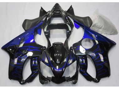 2001-2003 Blaue Flamme Honda CBR600 F4i Motorrad Verkleidung