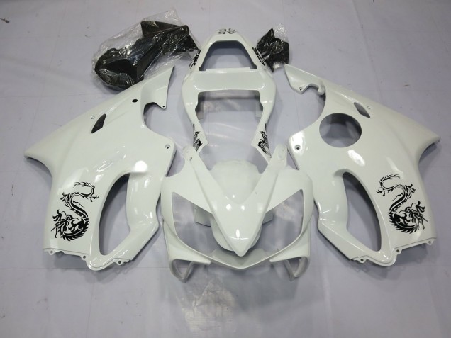 2001-2003 Dragon White Honda CBR600 F4i Motorrad Verkleidung 2001-2003 Dragon White Honda CBR600 F4i Motorrad Verkleidung