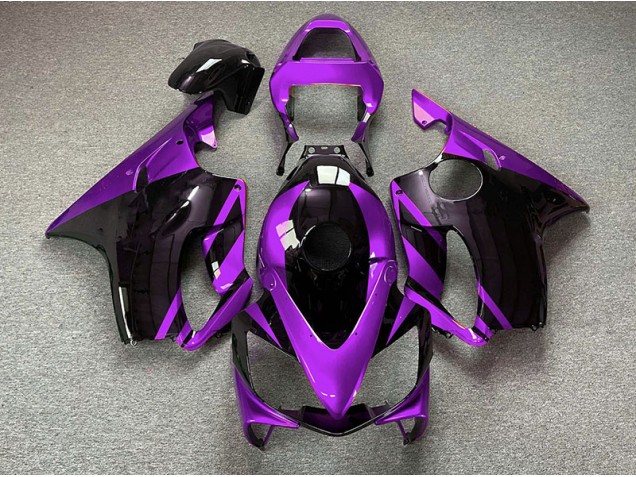 2001-2003 Glanz Lila & Schwarz Honda CBR600 F4i Motorrad Verkleidung 2001-2003 Glanz Lila & Schwarz Honda CBR600 F4i Motorrad Verkleidung