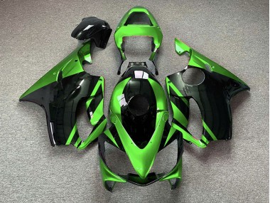 2001-2003 Glänzend Grün & Schwarz Honda CBR600 F4i Motorrad Verkleidung