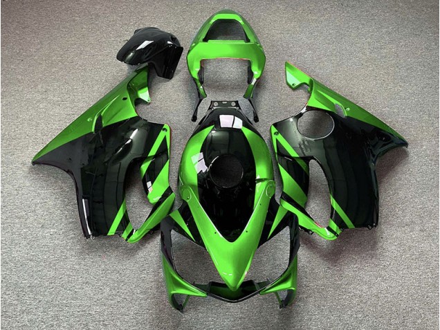 2001-2003 Glänzend Grün & Schwarz Honda CBR600 F4i Motorrad Verkleidung 2001-2003 Glänzend Grün & Schwarz Honda CBR600 F4i Motorrad Verkleidung