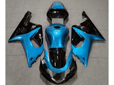 2001-2003 Hellblau & Schwarz Glänzend Suzuki GSXR 600-750 Motorrad Verkleidung