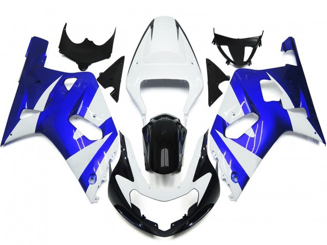 2001-2003 Leuchtend Blau & Weiß OEM Stil Suzuki GSXR 600-750 Motorrad Verkleidung 2001-2003 Leuchtend Blau & Weiß OEM Stil Suzuki GSXR 600-750 Motorrad Verkleidung