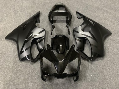 2001-2003 Matt & Glänzend Schwarz Honda CBR600 F4i Motorrad Verkleidung