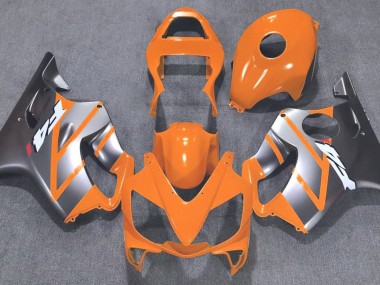 2001-2003 Orange & Matt Silber Honda CBR600 F4i Motorrad Verkleidung