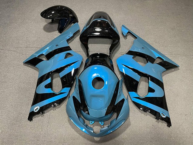 2001-2003 Perlhellblau & Schwarz Suzuki GSXR 600-750 Motorrad Verkleidung 2001-2003 Perlhellblau & Schwarz Suzuki GSXR 600-750 Motorrad Verkleidung