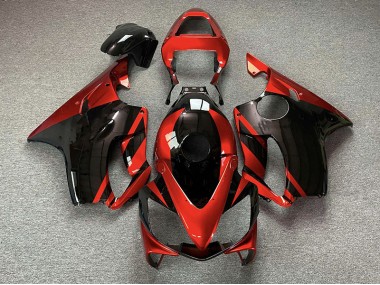 2001-2003 Rot Glänzend & Schwarz Honda CBR600 F4i Motorrad Verkleidung